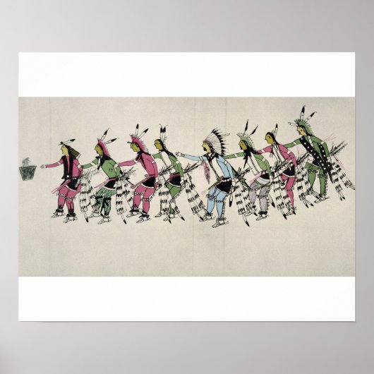 Openbare dans ter ere van de krijger He Dog (inkt Poster (Voorkant)