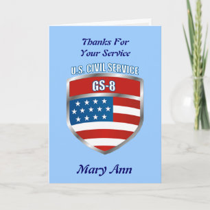 Openbare dienst GS-8 Pensioenregeling Kaart