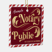 Openbare feestelijke foto's keramisch ornament (Rechts)