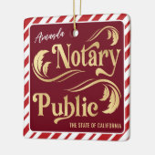 Openbare feestelijke foto's keramisch ornament (Links)