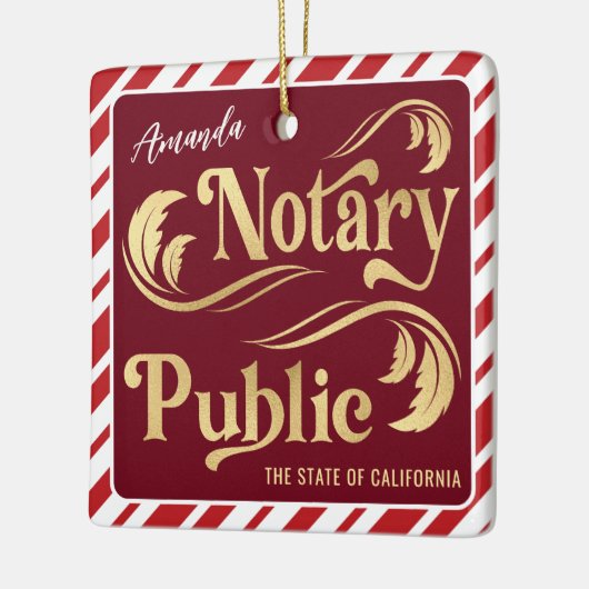 Openbare feestelijke foto's keramisch ornament (Links)