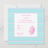 OPENBARE FLUTTER BIRTHDAY PARTIJ KAART (Achterkant)