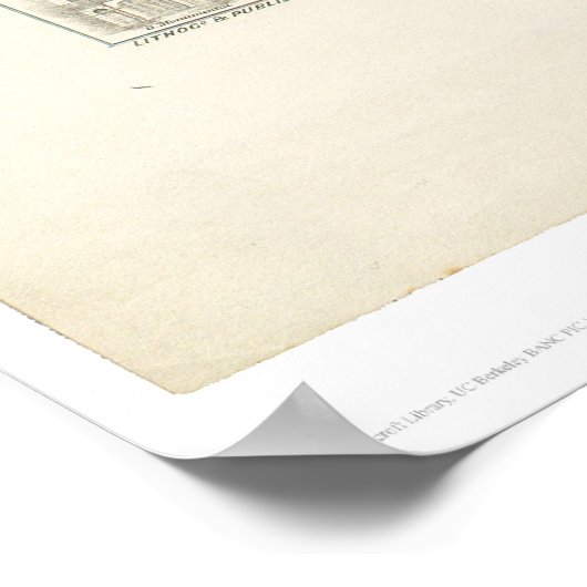 Openbare gebouwen van San Francisco (1372A) Poster (Hoek)