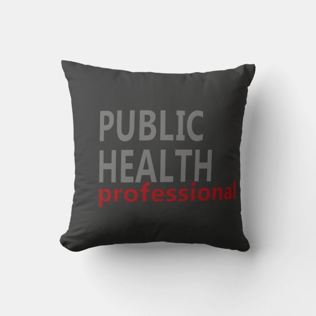 Openbare gezondheidsprofessional kussen (Voorkant)