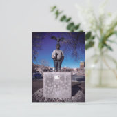 Openbare kunstsculptuur briefkaart (Staand voorkant)