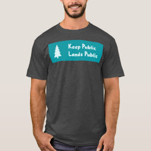 Openbare landschappen houden Nationale parken T-shirt
