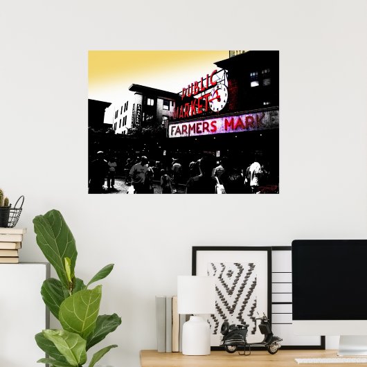Openbare markt poster (Thuiskantoor)