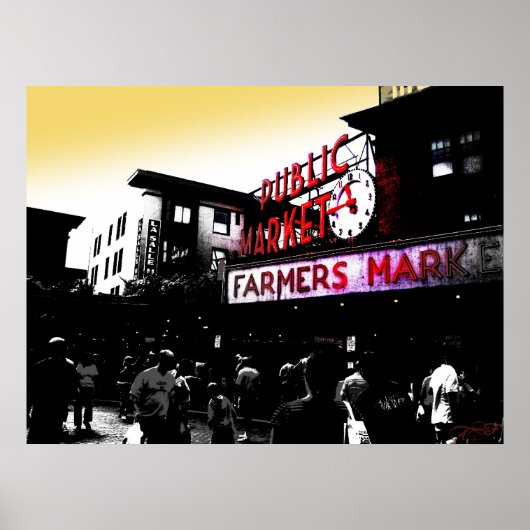 Openbare markt poster (Voorkant)