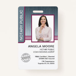 Openbare notarisbadges badge