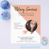 Openbare Notarisdiensten Boho Foto Business Flyer (Enkel)