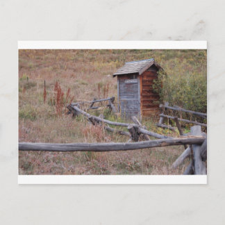 Openbare Outhouse Briefkaart