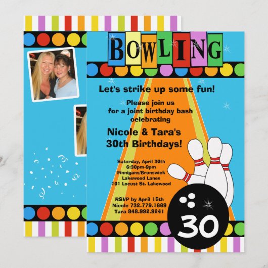 OPENBARE PARTIJINVITATIE - 3 FOTO'S IN DE ACHTERZI KAART (Voorkant / Achterkant)