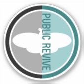 Openbare Revive Logo Vinyl Sticker (Voorkant)