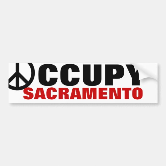 OPENBARE SACRAMENTO BUMPERSTICKER (Voorkant)