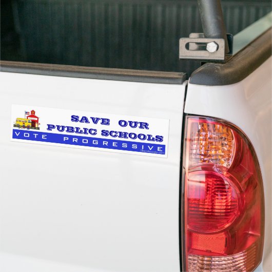 Openbare scholen bumpersticker (Op Truck)