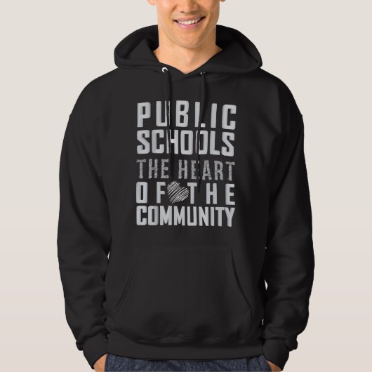 Openbare scholen het hart van de gemeenschap Minne Hoodie (Voorkant)