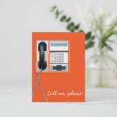 Openbare telefoon briefkaart (Staand voorkant)