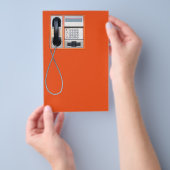 Openbare telefoon flyer (Hand)