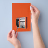 Openbare telefoon flyer (Hand)