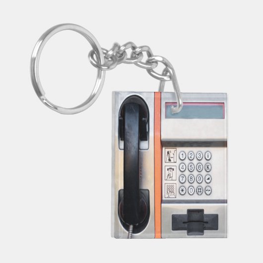 Openbare telefoon sleutelhanger (Voorkant Links)