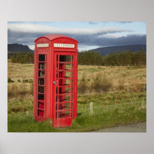 Openbare telefooncel, Ellishadder, bij Staffin, Poster