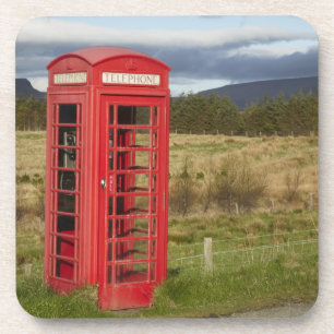 Openbare telefooncel, Ellishadder, nabij Staffin, Onderzetter