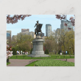 Openbare tuin Boston Massachusetts Briefkaart