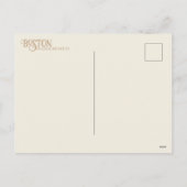 Openbare tuin Boston Massachusetts Briefkaart (Achterkant)