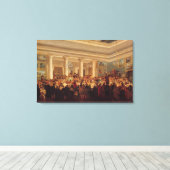 Openbare verkoop in het hotel Bullion Canvas Afdruk (Insitu (Houten vloer))