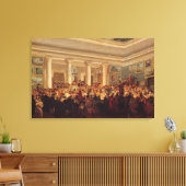 Openbare verkoop in het hotel Bullion Canvas Afdruk (Insitu (Woonkamer))