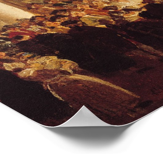 Openbare verkoop in het hotel Bullion Poster (Hoek)