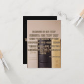 Openbaring 1:3 KJV Bijbel Schrift Pic Groet Kaart (Voorkant / Achterkant in situ)