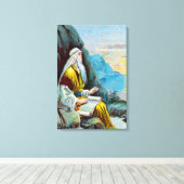 Openbaring 1 Dingen die spoedig moeten gebeuren Canvas Afdruk (Insitu (Houten vloer))