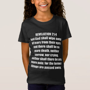 Openbaring 21:4 Statenvertaling Bijbelvers T-shirt