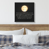 Openbaring 21 Maan en Nacht Niet meer Canvas Afdruk (Insitu (Slaapkamer))