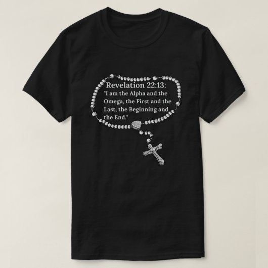Openbaring 22:13: t-shirt (Design voorkant)