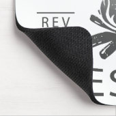 Openbaring 3:15 Wees op Vuur voor Jezus Christelij Muismat (Hoek)