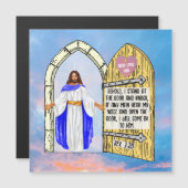 Openbaring 3:20 kaartmagneet (Voorkant / Achterkant)