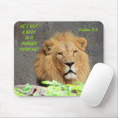 Openbaring 5:5 met de leeuw van een man, geen Baby Muismat (Met muis)