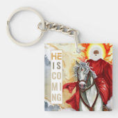 Openbaring De tweede aankomende Armageddon Apocaly Sleutelhanger (Voorkant)