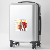 Openbaring De tweede aankomende Armageddon Apocaly Sticker (Koffer)