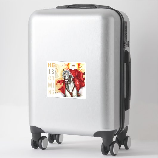 Openbaring De tweede aankomende Armageddon Apocaly Sticker (Koffer)