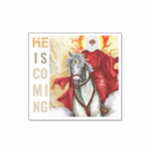 Openbaring De tweede aankomende Armageddon Apocaly Sticker (Voorkant)