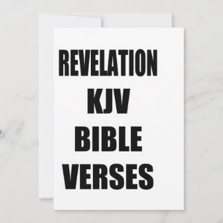 "Openbaring KJV Bijbelverzen" Typografie Kaart