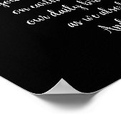 Openbaring van het Onze Vader Gebed Schrift Vuur Poster (Hoek)