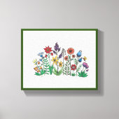 Openbaring van Vette Bloemen Stretched Canvas Prin (Voorkant)