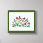 Openbaring van Vette Bloemen Stretched Canvas Prin Afdruk (Voorkant)