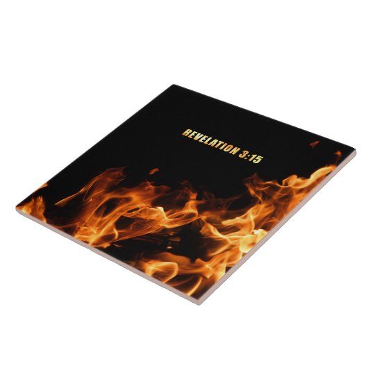 Openbaring: Wees in vuur en vlam voor het Christel Tegeltje (Zijkant)