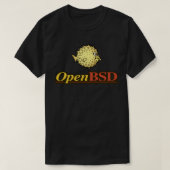 OpenBSD-Logo ticker T-shirt (Design voorkant)