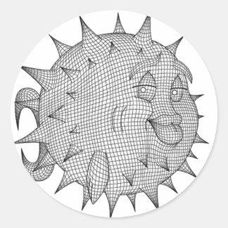 OpenBSD Ronde Sticker